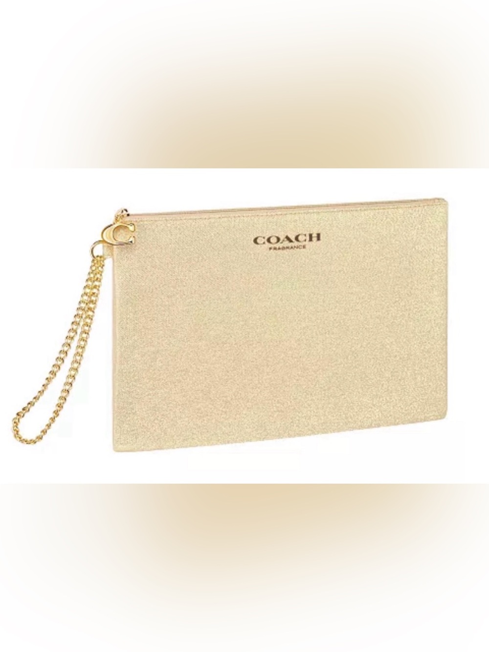 2pc set Coach cosmetic bag pouch + FREE GIFT! 15ml Gold parfum - Picture 1 of 3